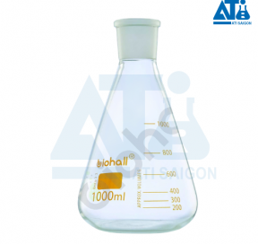 Glass Erlenmeyer Flask with Ground Joint - Biohall