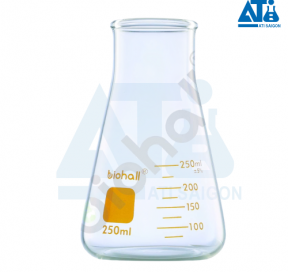 Wide Neck Glass Erlenmeyer Flask - Biohall