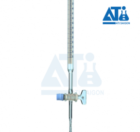 Straight Burette with Glass Stopcock, Ground Tip, Class AS – DURAN®