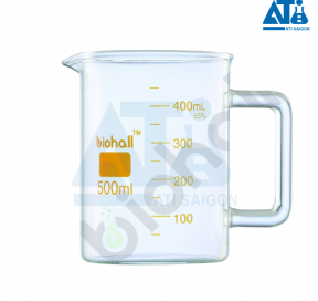 Heat-Resistant Glass Beaker with Handle - Biohall